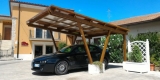 carport effetto legno