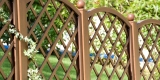 recinzione grigliato alluminio effetto legno
